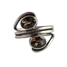 Load image into Gallery viewer, Smoky Swirl Sterling Ring