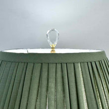 Load image into Gallery viewer, Green &amp; White Asian Lamp