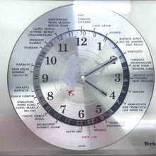 Load image into Gallery viewer, Modern World Time Zone Clock