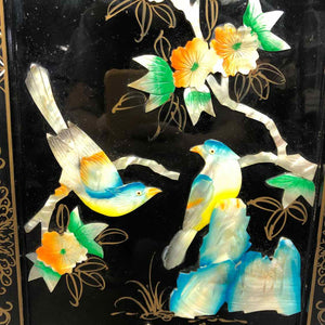 Asian Lacquer & Shell Panel