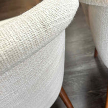 Load image into Gallery viewer, Modern White Barrel Chairs
