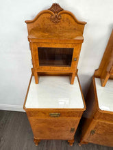 Load image into Gallery viewer, Burl Walnut Nightstands