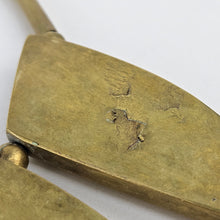 Load image into Gallery viewer, Brass Tooth Bib Necklace