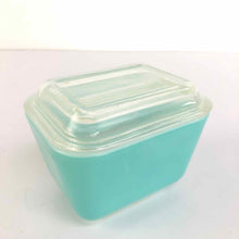 Load image into Gallery viewer, Small Turquoise Fridge Bin