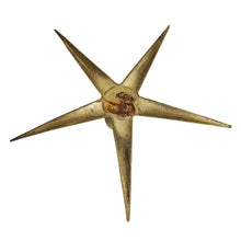 Load image into Gallery viewer, Brass Star Candleholder
