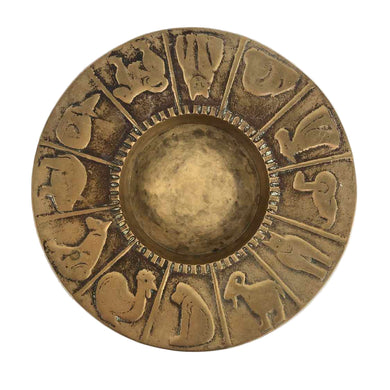Brass Zodiac Bowl Dish