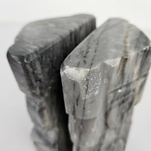 Load image into Gallery viewer, Aztec Figures Onyx Bookends
