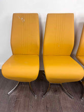 Load image into Gallery viewer, Mustard Cantilever Chairs