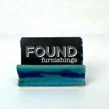 Load image into Gallery viewer, Studio Pottery Business Card Holder