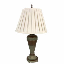 Load image into Gallery viewer, Art Deco Verdigris Lamp