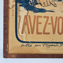 Load image into Gallery viewer, World War I French Poster