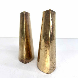 Hammered Brass Vases