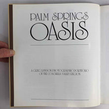 Load image into Gallery viewer, Palm Springs Oasis Book