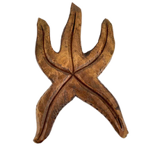 Load image into Gallery viewer, Carved Wooden Starfish