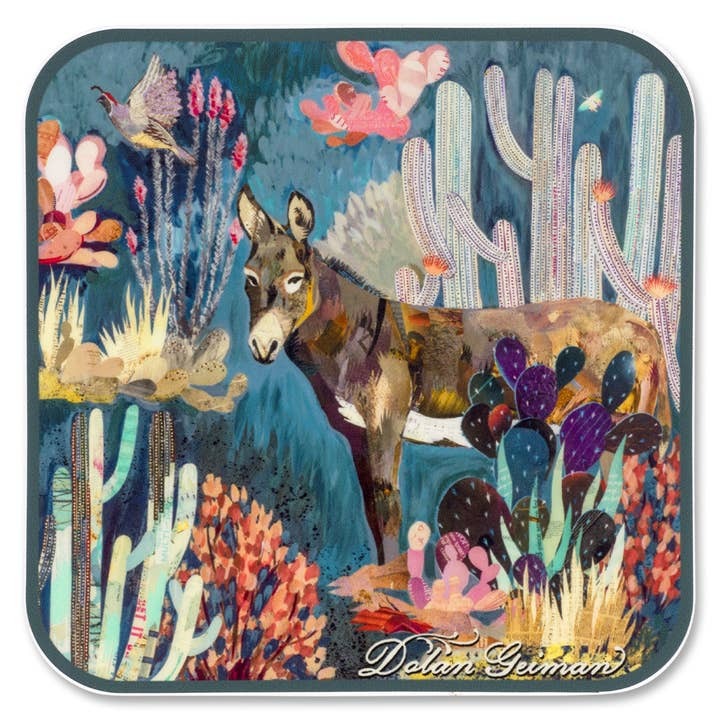 Burro Country Sticker