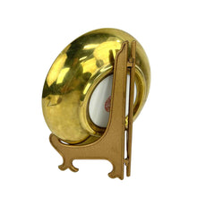Load image into Gallery viewer, Brass Clad Porcelain Plate