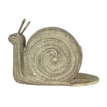 Load image into Gallery viewer, Wicker Snail Pottery Planter