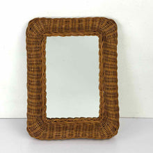 Load image into Gallery viewer, Wicker Wall Mirror
