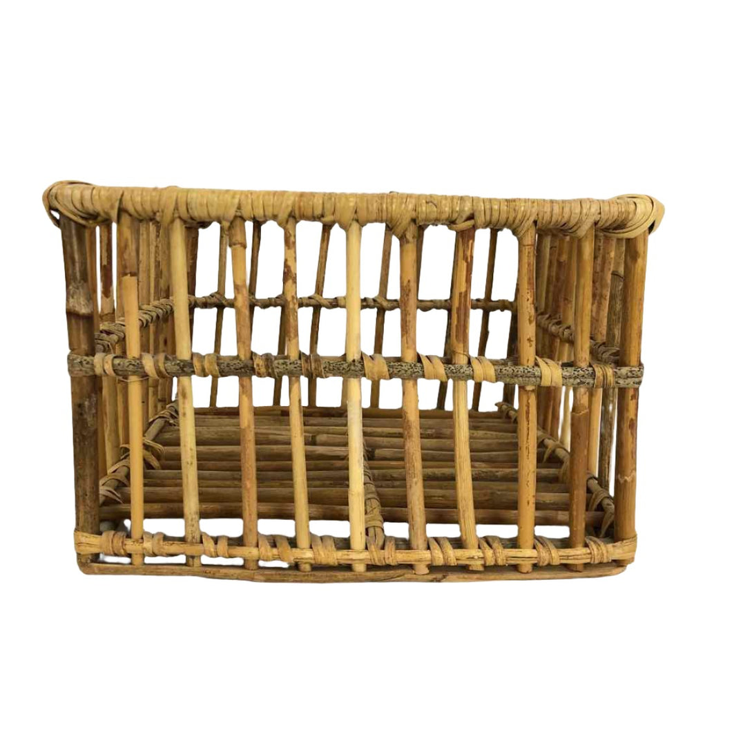 Pencil Reed Square Basket