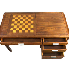 Load image into Gallery viewer, Walnut Chess Board Desk