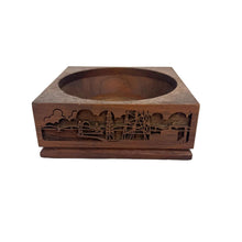 Load image into Gallery viewer, Pumpjack Wooden Bowl