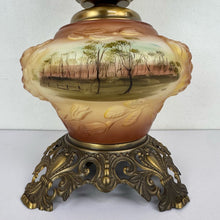 Load image into Gallery viewer, Glass Roses Hurricane Lamp