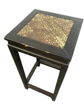 Load image into Gallery viewer, Wood Cane Pedestal Table