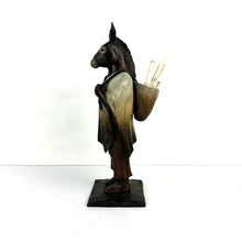 Load image into Gallery viewer, Burden Basket Bronze Sculpture