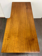 Load image into Gallery viewer, Modern Walnut Floating Desk