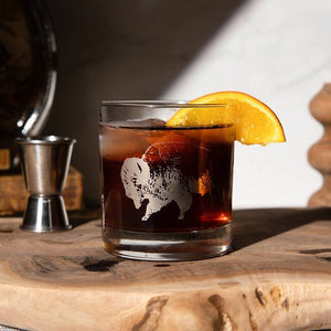 Bison Whiskey Glass
