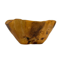 Load image into Gallery viewer, Carved Wooden Burl Bowl