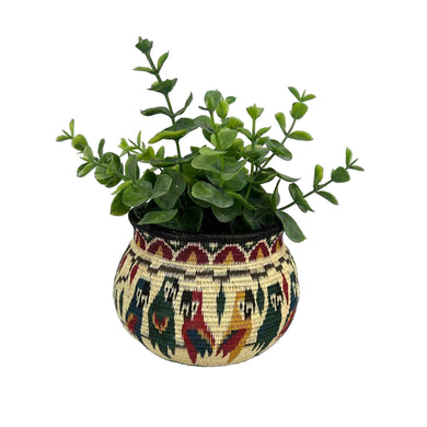 Woven Parrot Mini Basket