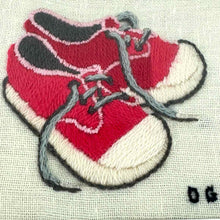 Load image into Gallery viewer, Little Red Shoes  Needlepoint