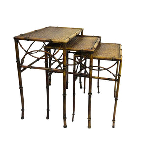 Embossed Metal Nesting Tables