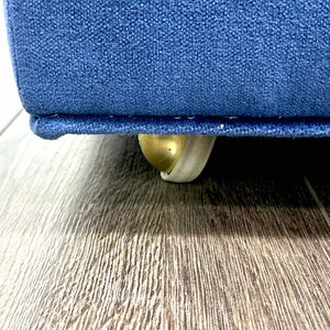 Blue Velvet Chairs & Ottomans
