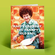 Load image into Gallery viewer, Trampy Old Bag Birthday Card
