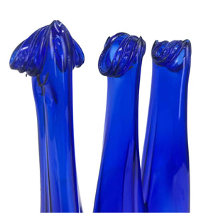 Cobalt Stretch Glass Bottle Art
