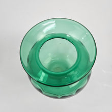 Load image into Gallery viewer, Teal Ribbed Vase