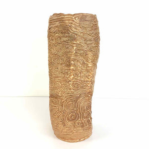 Coil Swirl Studio Pottery Vase