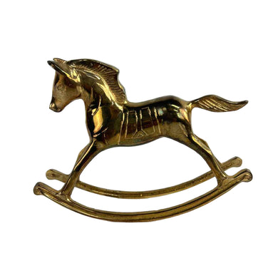 Brass Rocking Horse