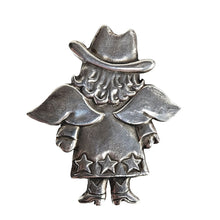 Load image into Gallery viewer, Cowgirl Angel Brooch