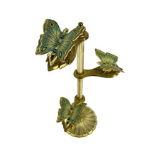 Load image into Gallery viewer, Brass Butterfly Clip Stand