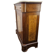 Load image into Gallery viewer, Antique Wood &amp; Marble Console