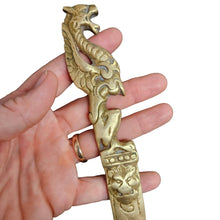 Load image into Gallery viewer, Brass Griffin Letter Opener