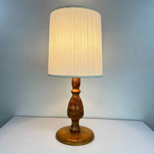 Load image into Gallery viewer, Turned Wooden Lamp
