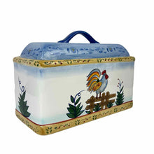 Load image into Gallery viewer, Ceramic Rooster Breadbox