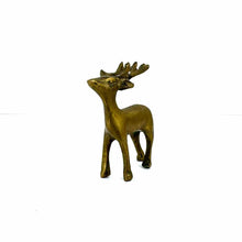 Load image into Gallery viewer, Small Brass Reindeer