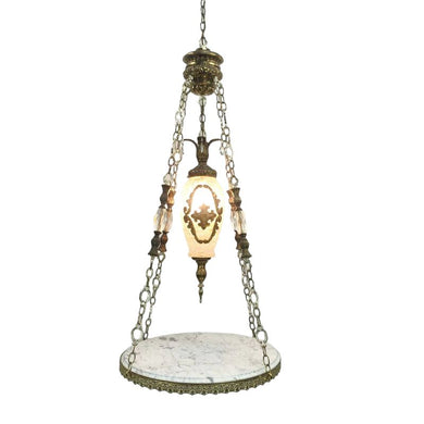 Italian Marble Hanging Table Lamp