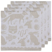 Load image into Gallery viewer, Timber Block Print Napkins