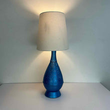 Load image into Gallery viewer, Modern Blue Pottery Lamp